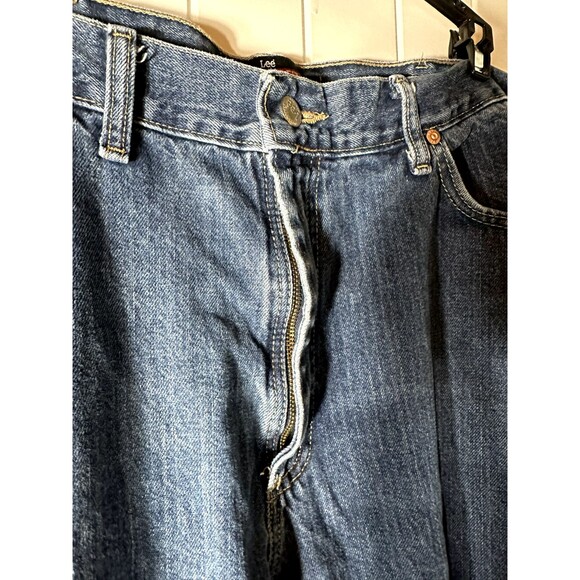 Lee Jeans Mens Relaxed Fit Straight Leg 42x30 Medium Wash - Picture 11 of 15